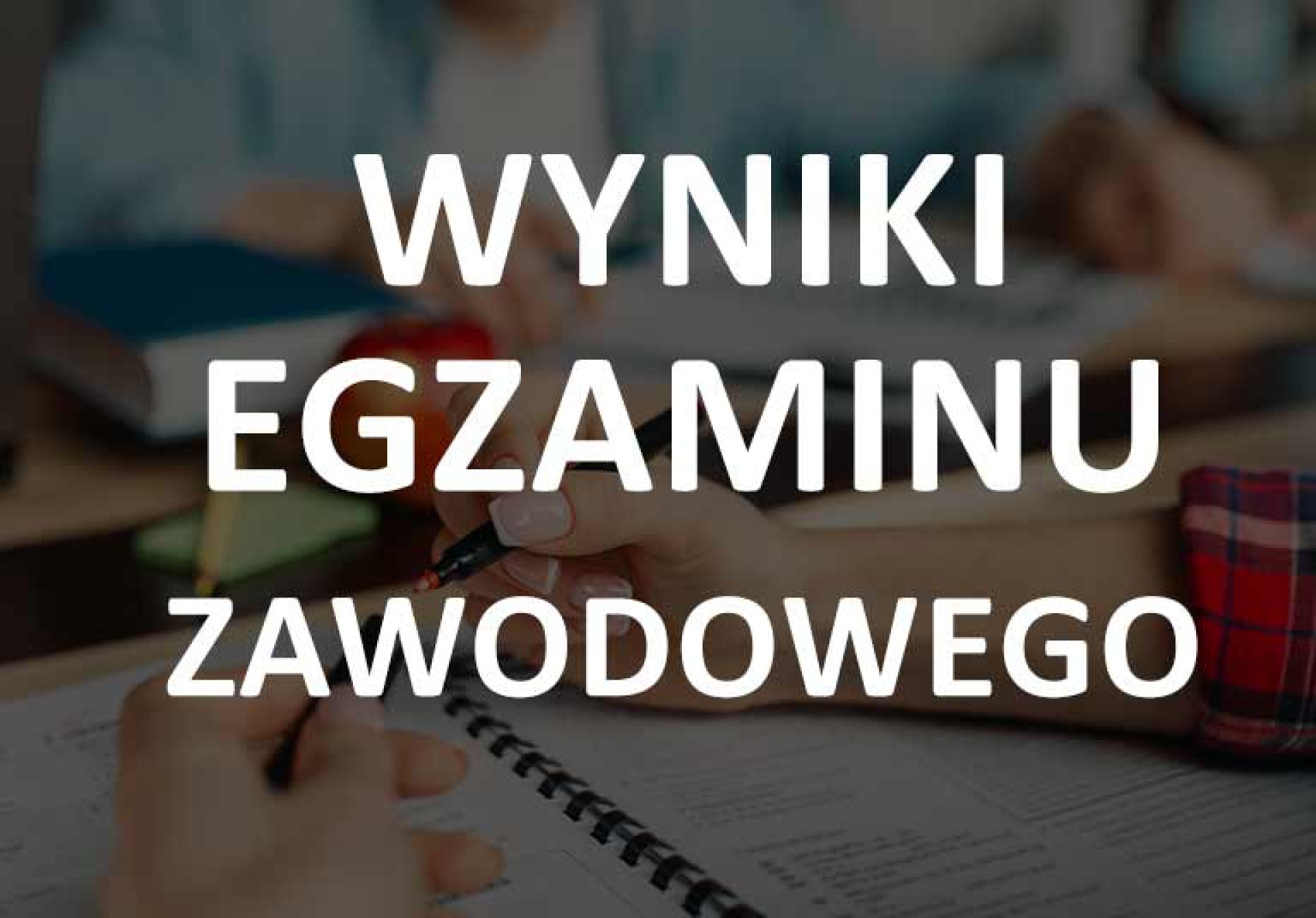 Wyniki egzaminów zawodowych Lato 2025