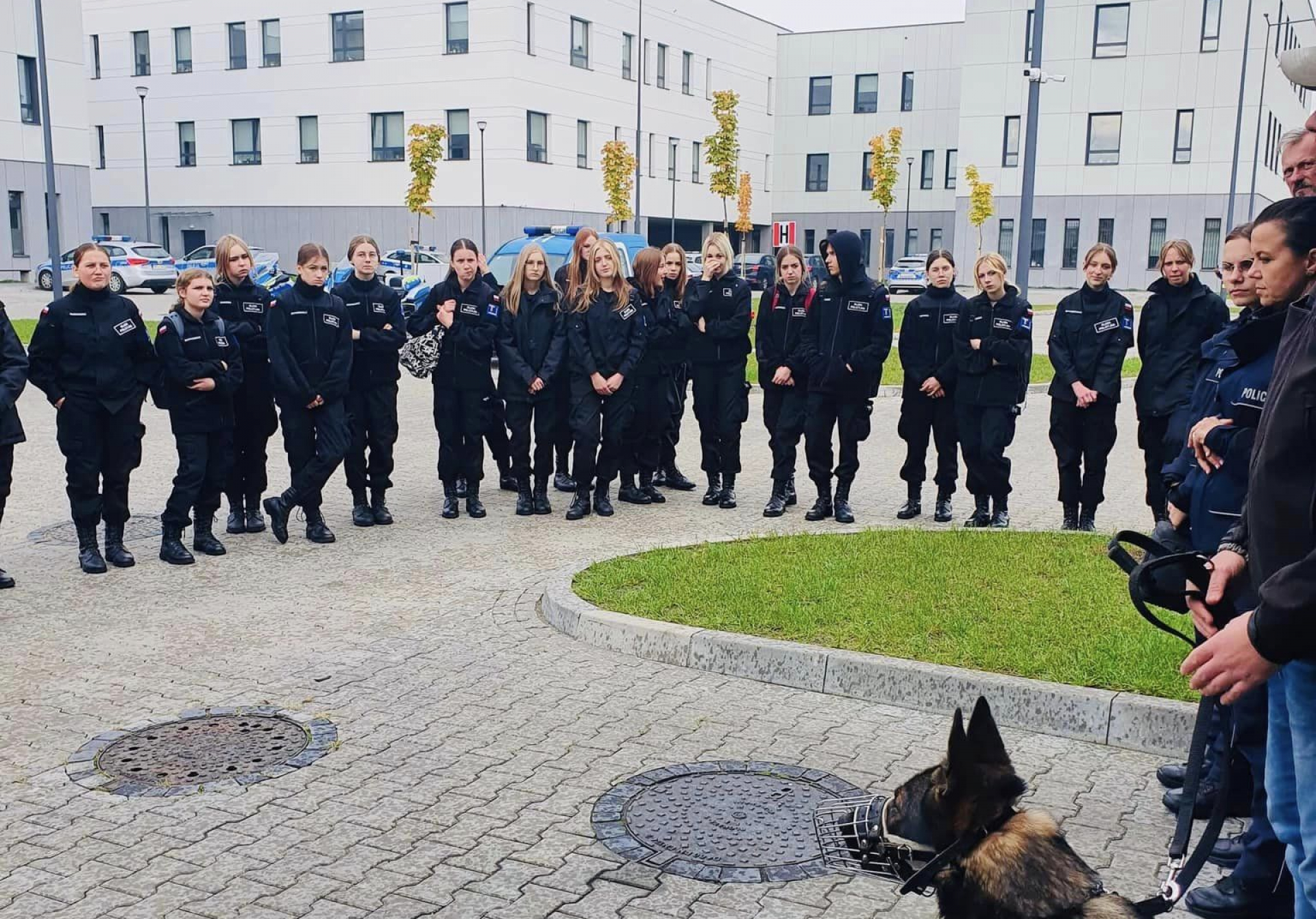 Lekcja w Komendzie Powiatowej Policji 