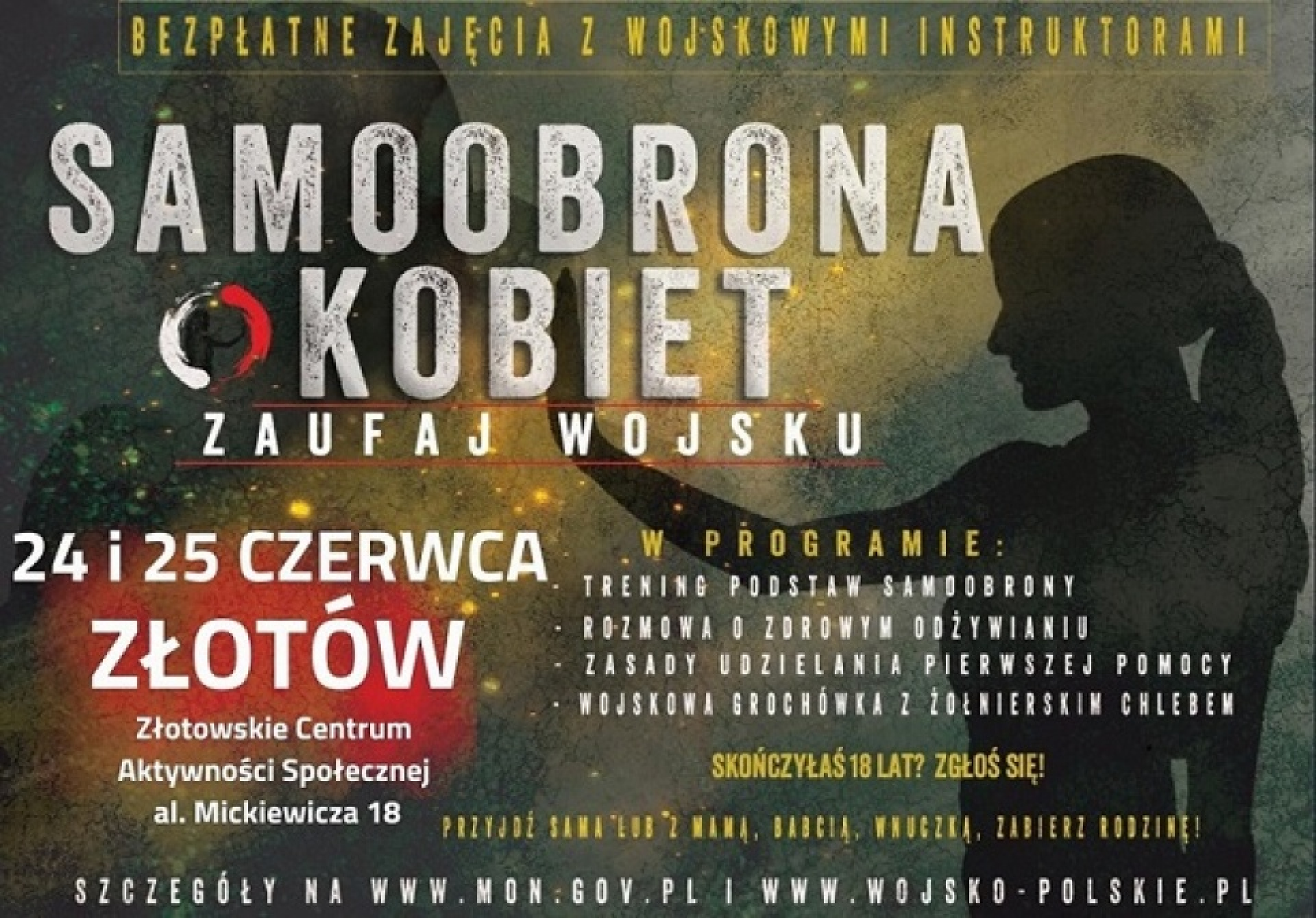 „Samoobrona kobiet – zaufaj wojsku” – ruszają zapisy na bezpłatne treningi
