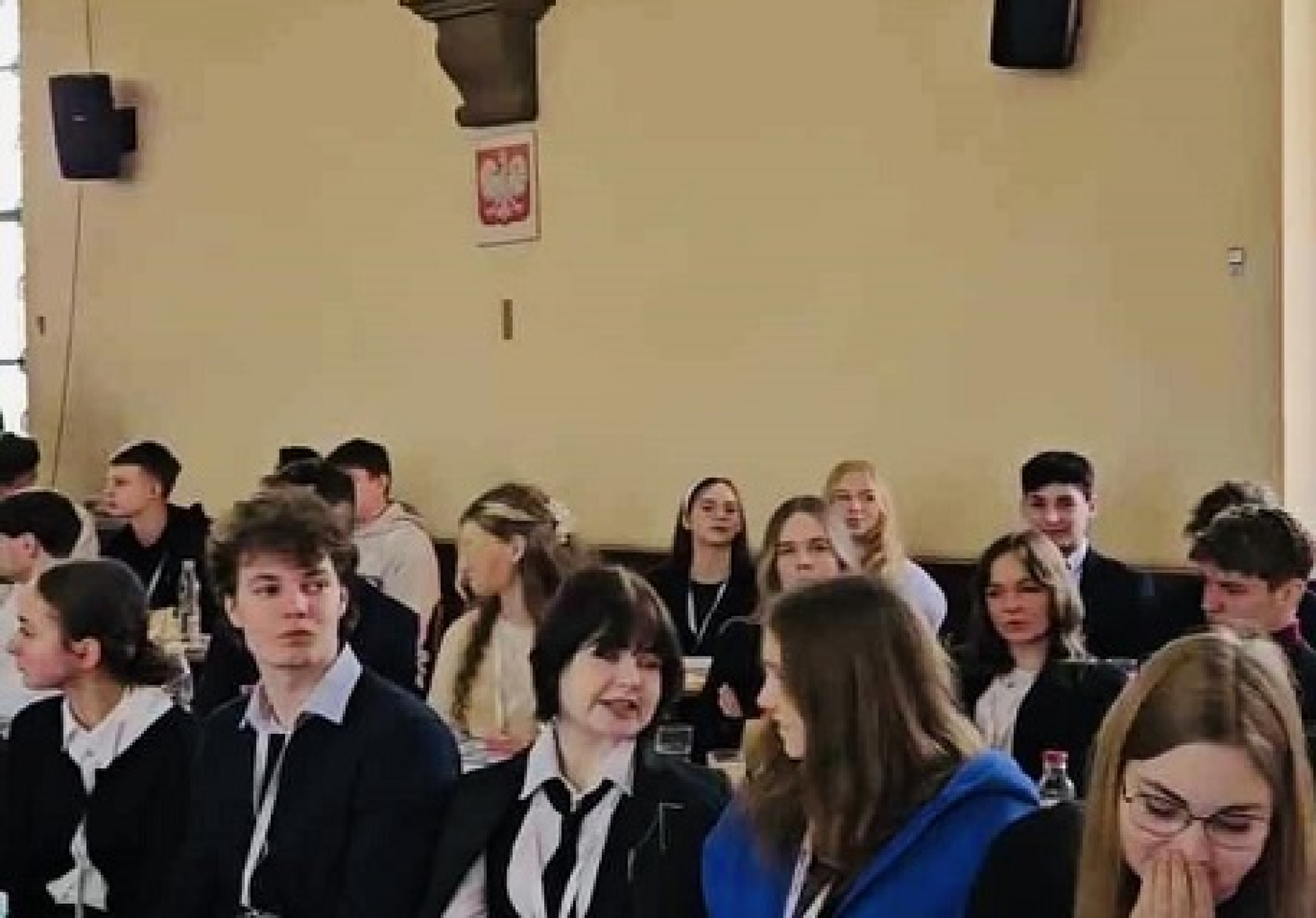 Uczennice z Teatralnej w debacie "Młodzi w UE"