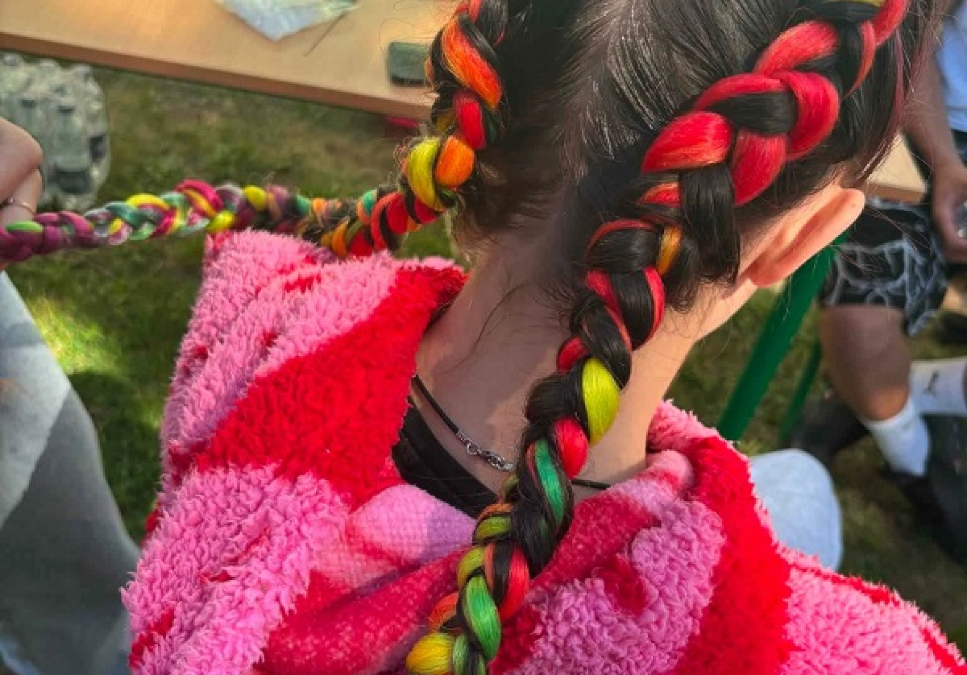 Uczennice naszej szkoły na pikniku z okazji Dnia Dziecka